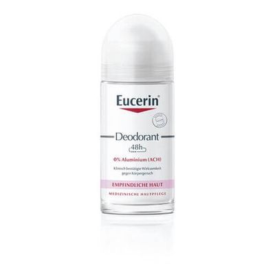 EUCERIN Deodorant Roll-on 0% Aluminium 48 h
