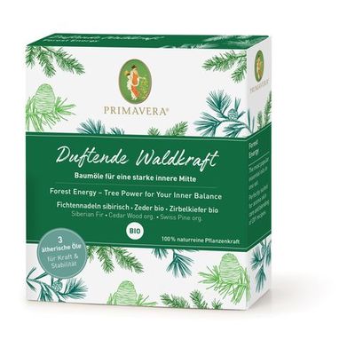 PRIMAVERA SET Duftende Waldkraft ätherisches Öl