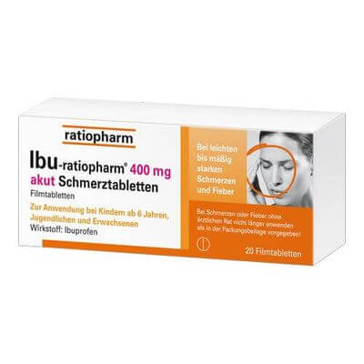 IBU RATIOPHARM 400 mg akut Schmerztbl. Filmtabl.